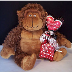 Valentine Gorilla with Hershey Kisses