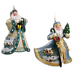 A Candlelit Welcome and Holiday Wish Ornaments