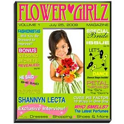 Personalized Flower Girl Magazine Frame