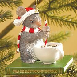 Stirring Mouse Ornament