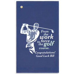 Personalized Retirement Golf Towel