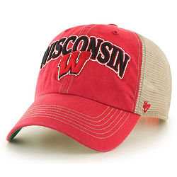 University of Wisconsin W Logo Mesh Baseball Cap