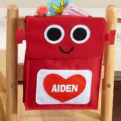 Personalized Robot Mini Backpack Valentine Card Holder