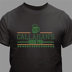 Personalized Irish Pub T-Shirt