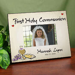 Personalized First Holy Communion Printed Picture Frame