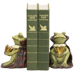 Frog Prince Bookends