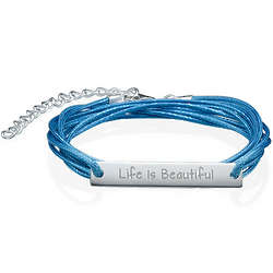 Life is Beautiful Inspirational Bracelet
