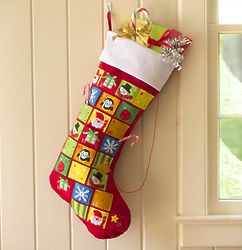 Personalized Holiday Friends Giant Advent Stocking