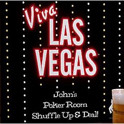 Elvis Viva Las Vegas Personalized Bar Art