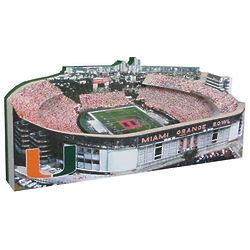 Miami Hurricanes Orange Bowl Stadium Replica with Display Case