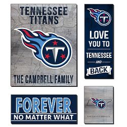 Personalized Tennessee Titans Love Mega Canvas Prints