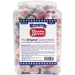Neccos Assorted Wafers Mini Packs in 150 Count Tub