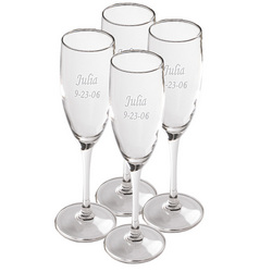 Personalized Toasting Glasses