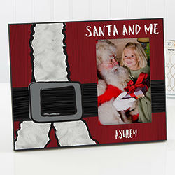 Santa and Me Personalized Christmas Picture Frame