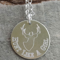 Hunt Like a Girl Personalized Necklace