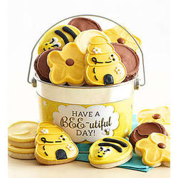 Have A Bee-utiful Day Frosted and Crunchy Cookie Pail