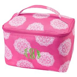 Personalized Good-to-Go Large Cosmetic Bag in Pink