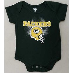 Newborn's Green Bay Packers Scribble Time Creeper