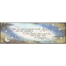 The Moon and Stars Plaque