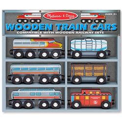 Handpainted Wooden Train Car Toys