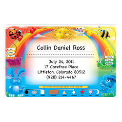 Children's Personalized Activity Placemat