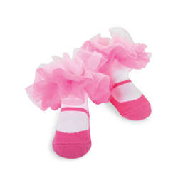 Pink Chiffon Socks