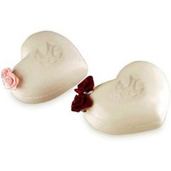 Rose Heart French Soap Favor