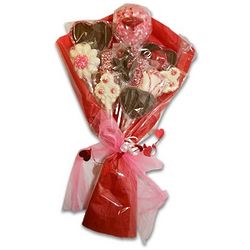 Chocolate Sweetheart Lollipop Bouquet