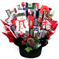 Do You Want To Build A Snowman? Candy Bouquet