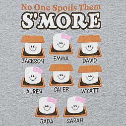 Personalized Spoils Them S'more T-Shirt