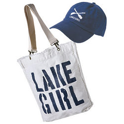 Women's Lake Girl Cap and Tote Gift Set