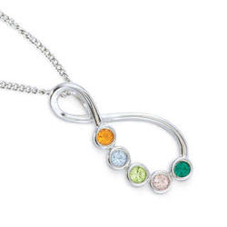 Eternal Family Birthstone Necklace