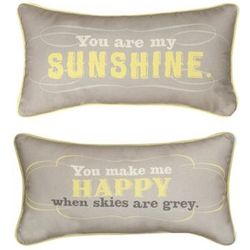 You Are My Sunshine Throw Pillow