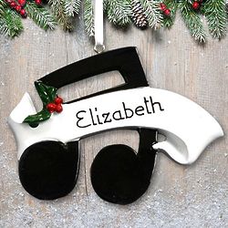 Personalized Musical Note Ornament