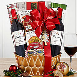 Kiarna Red Wine Holiday Gift Basket