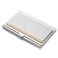 Personalized Frontier Stainless Steel Business Card Case