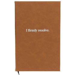 'I Firmly Resolve' Journal