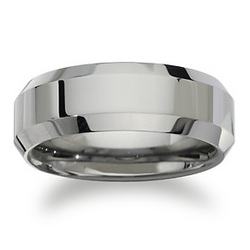 Men's 8mm Tungsten Carbide Wedding Ring