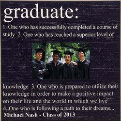Personalized Graduation Definition Picture Frame