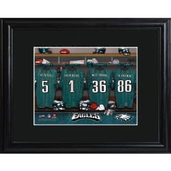 Personalized Philadelphia Eagles Locker Room Framed Print