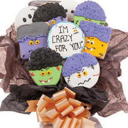 Crazy for You Halloween Cookie Bouquet