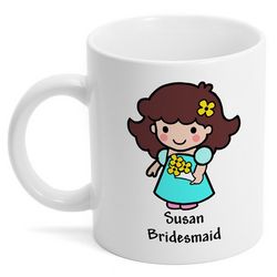 Bridesmaid Custom Character Mug