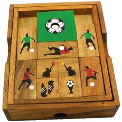 Soccer Field Wooden Puzzle Brain Teaser