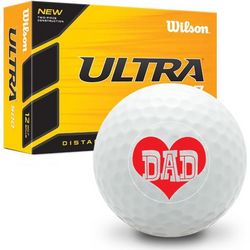 I Heart Dad Ultra Ultimate Distance Golf Balls