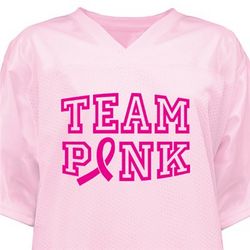 Personalized Team Pink Sports Jersey