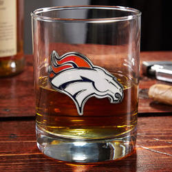Denver Broncos Whiskey Glass