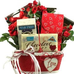 Here's My Heart Romantic Gift Basket