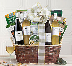 Steeplechase Vineyards White Wine Quartet Gift Basket
