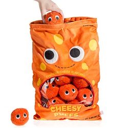 9 Plush Cheesy Puffs in a Bag