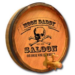 Personalized Saloon Quarter Barrel Sign